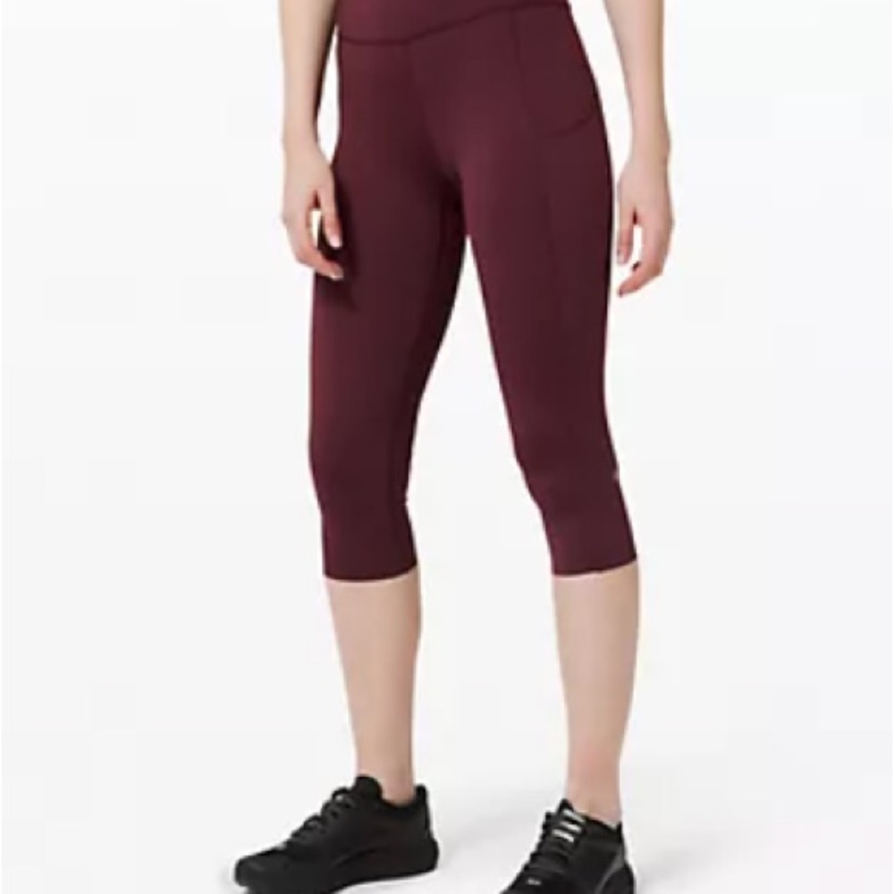 Lululemon Fast and Free High-Rise Crop 19”
